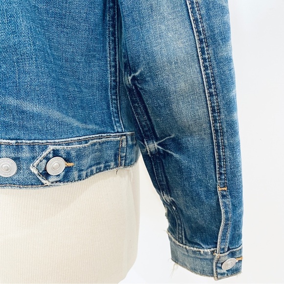 Hudson distressed denim jacket - Picture 6 of 11